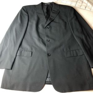 HUGO BOSS Black Wool Blazer Sport Jacket Black 42R